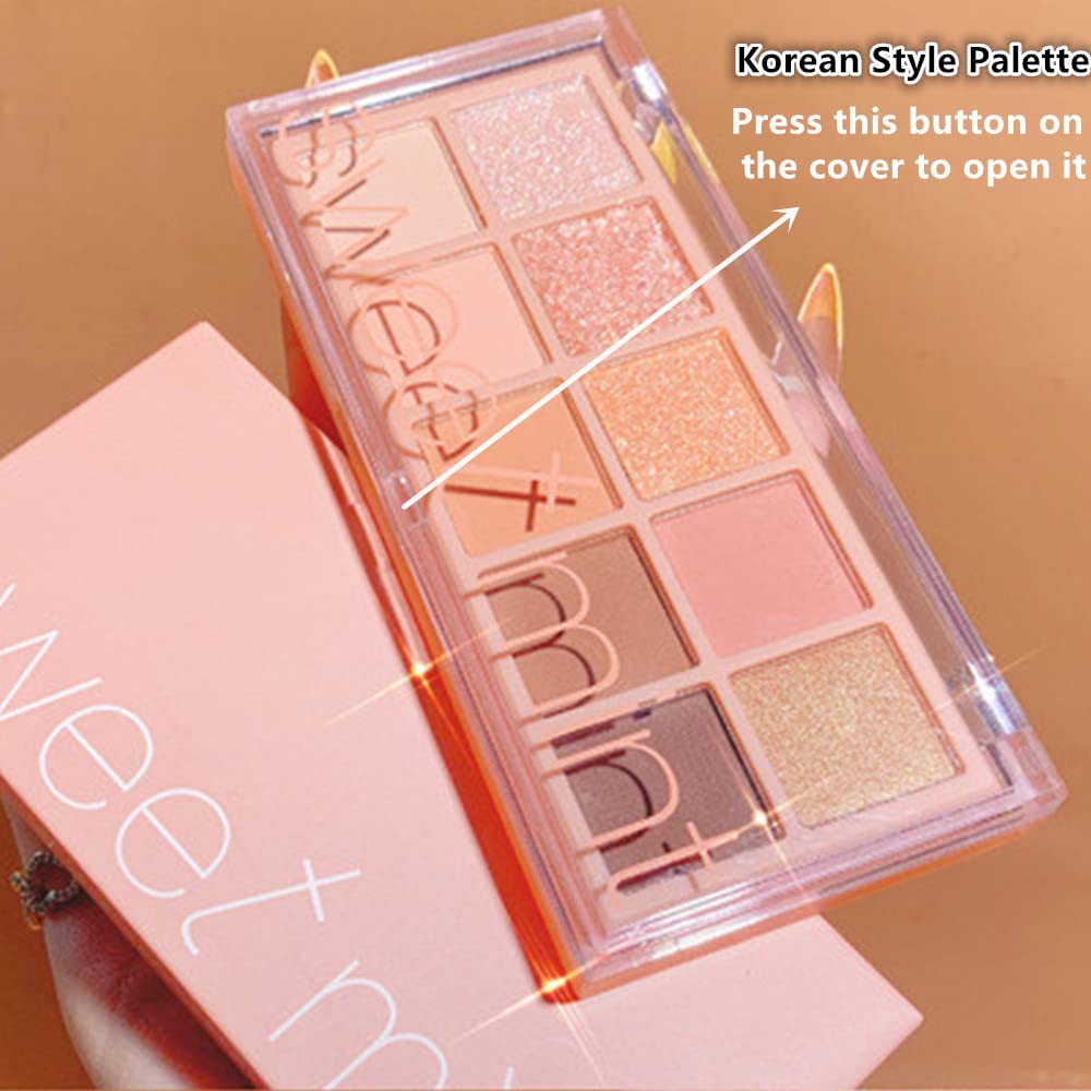 Go Ho close-up of individual shade pans highlighting smooth, pigmented texture benefits
