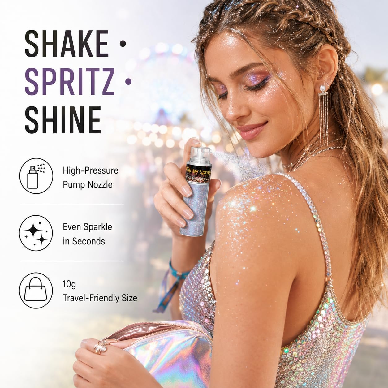 Go Ho bottle next to phone showing travel-friendly portability