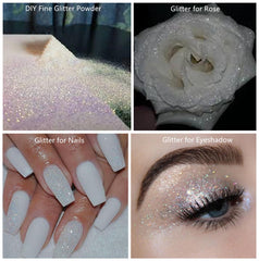 Go Ho spray in use dispersing fine glitter powder, quick-even coverage