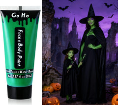 Go Ho paint swatched on arm for size and opacity comparison