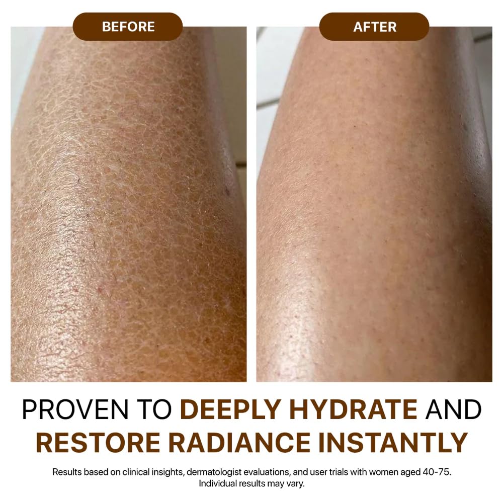 GODA oil texture on hand displaying lightweight absorption and silky finish
