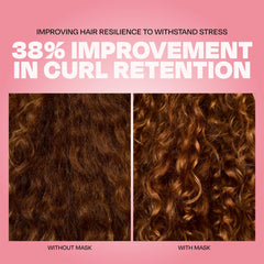 Goddess Maintenance label close-up highlighting heat protection and vegan claims