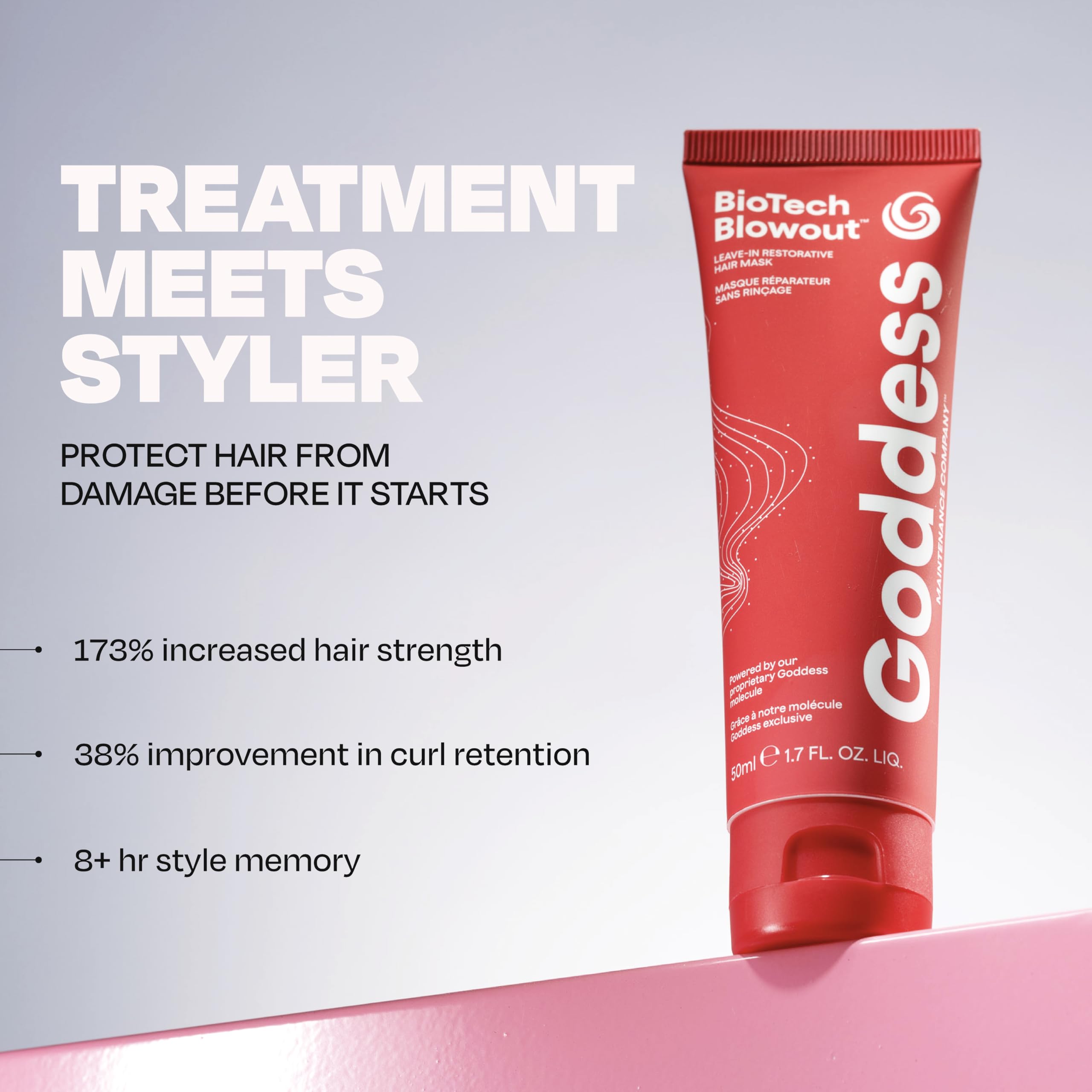 Goddess Maintenance pump dispenser detail for easy, mess-free application