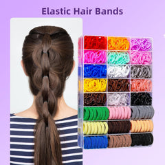 Goffing colorful spread of bands and elastics to match outfits and looks