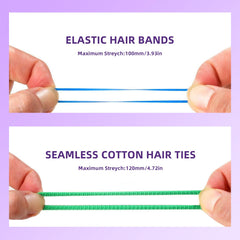 Goffing rat-tail comb and soft brush set for neat parting and smoothing