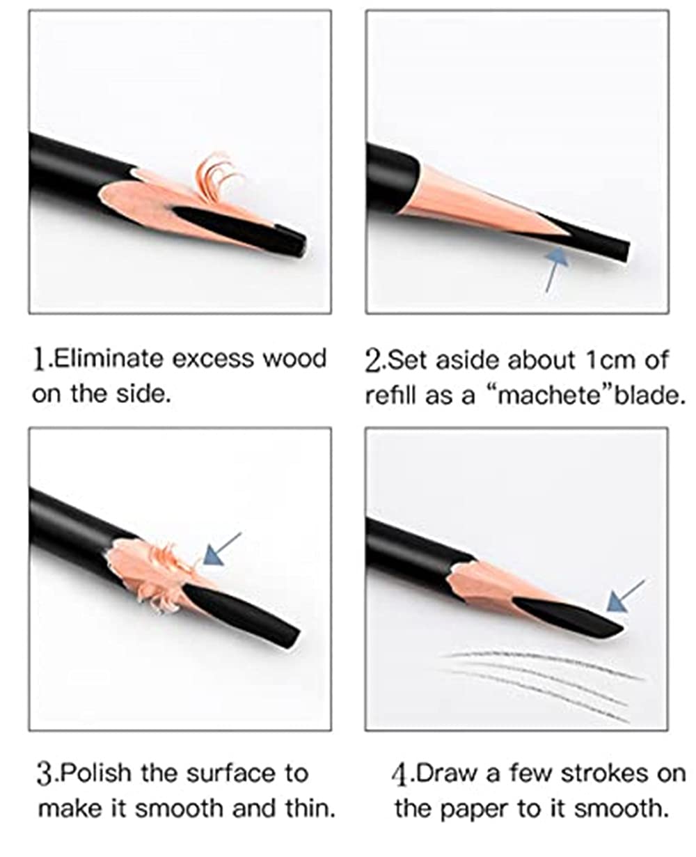 Go Ho pencils on bathroom counter in a makeup scene suggesting everyday use