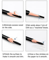 Go Ho pencils on bathroom counter in a makeup scene suggesting everyday use