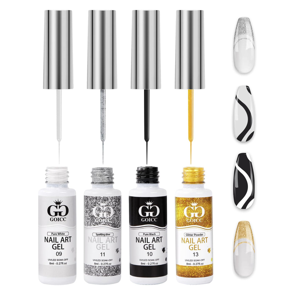 GOICC front packaging showing four 8ml gels and benefits
