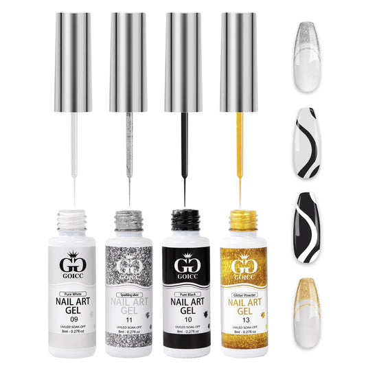 GOICC front packaging showing four 8ml gels and benefits