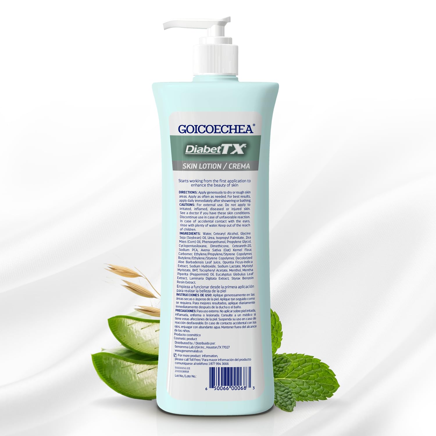 Goicoechea lotion in travel bag showing portability and convenience