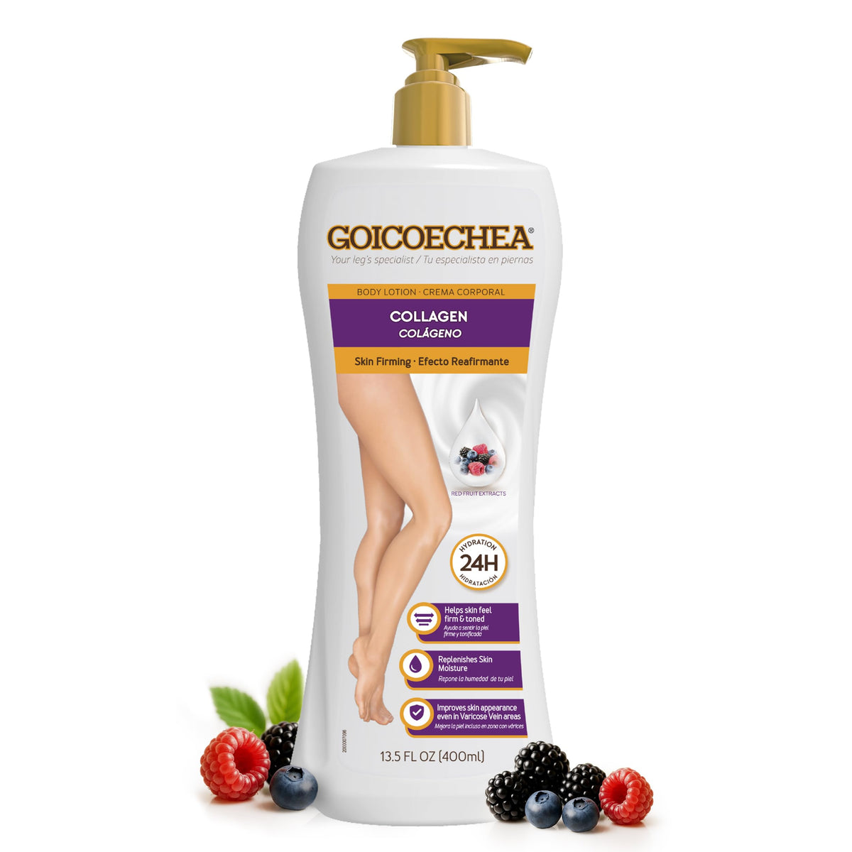 Goicoechea front packaging showing jar and product name for easy identification and benefit