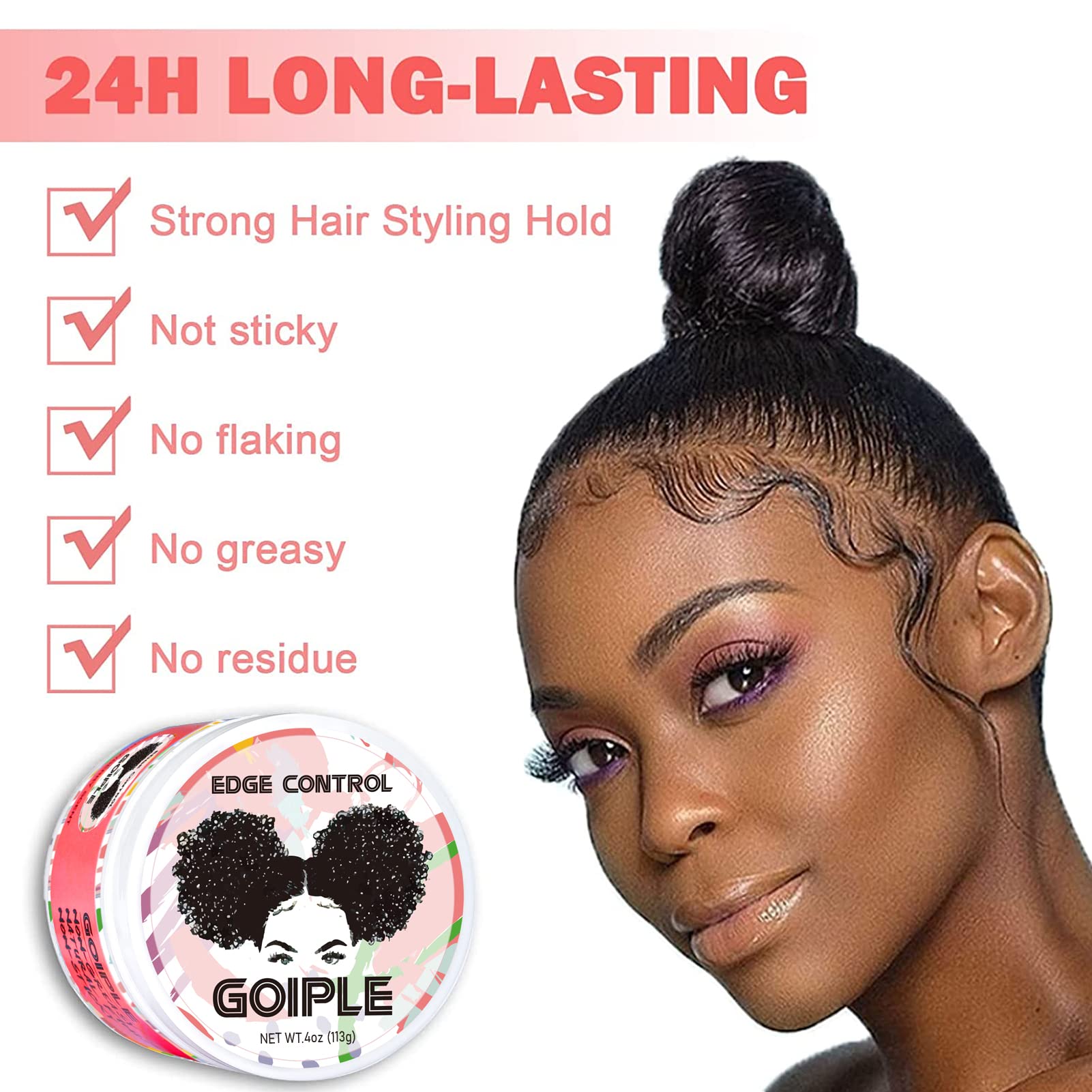 Goiple 1.05oz travel tin open top showing compact wax for touch-up convenience