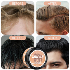Goiple close-up on matte hair finish, natural-look benefit