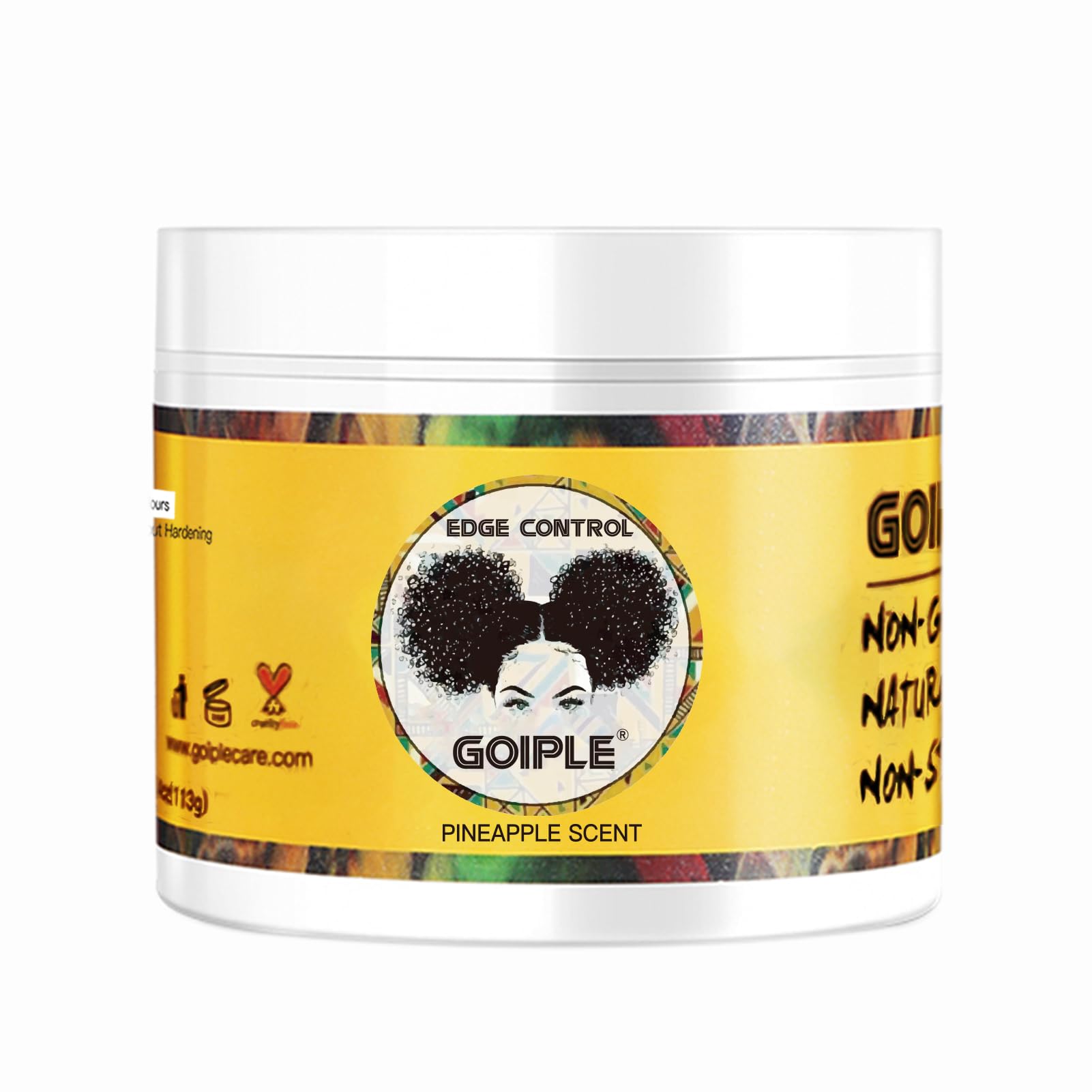 Goiple product label close-up highlighting ingredients and scent