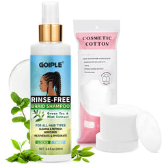 Goiple bottle with cotton rounds showing clean packaging benefit