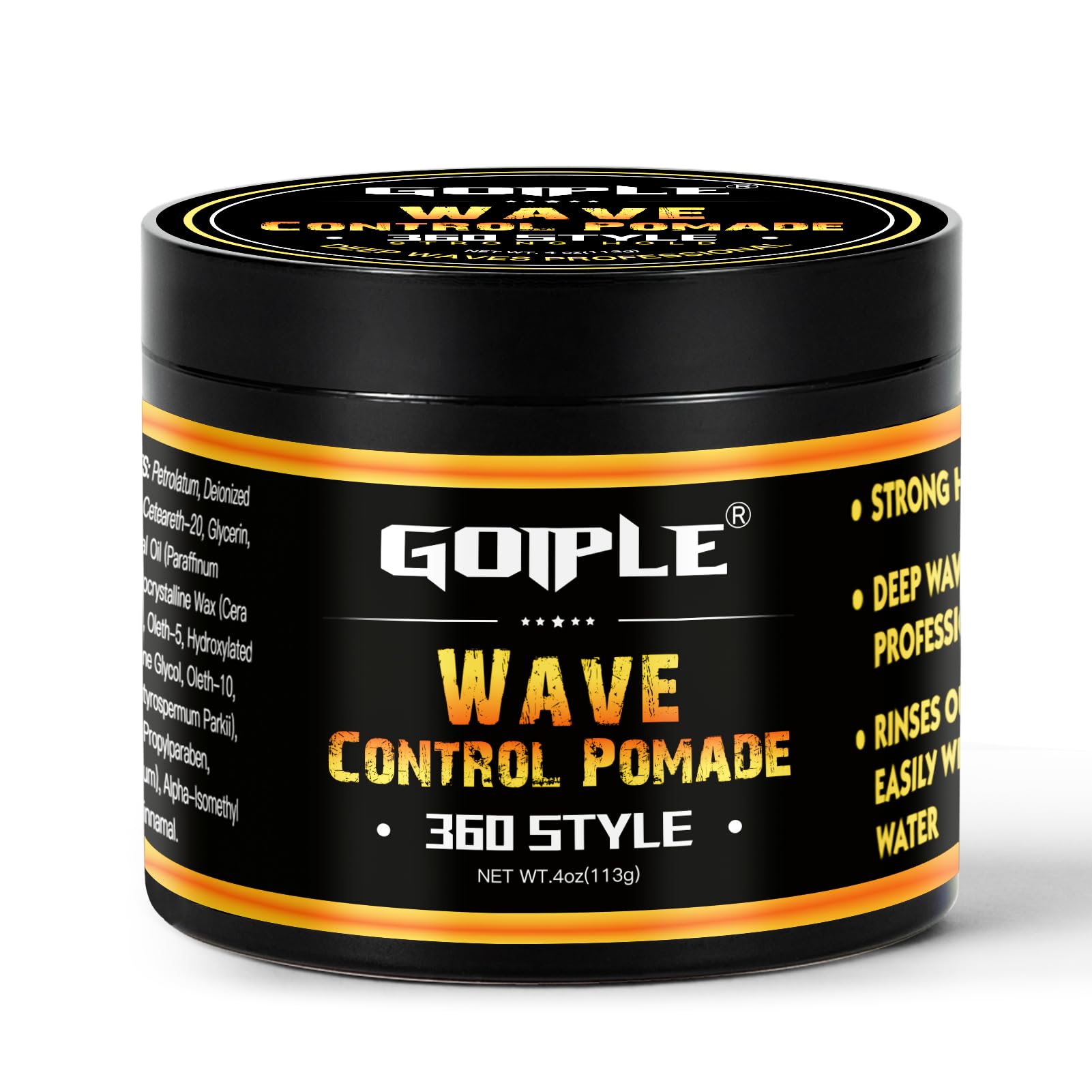Goiple front jar 4oz showing clean packaging and easy-grip lid benefit