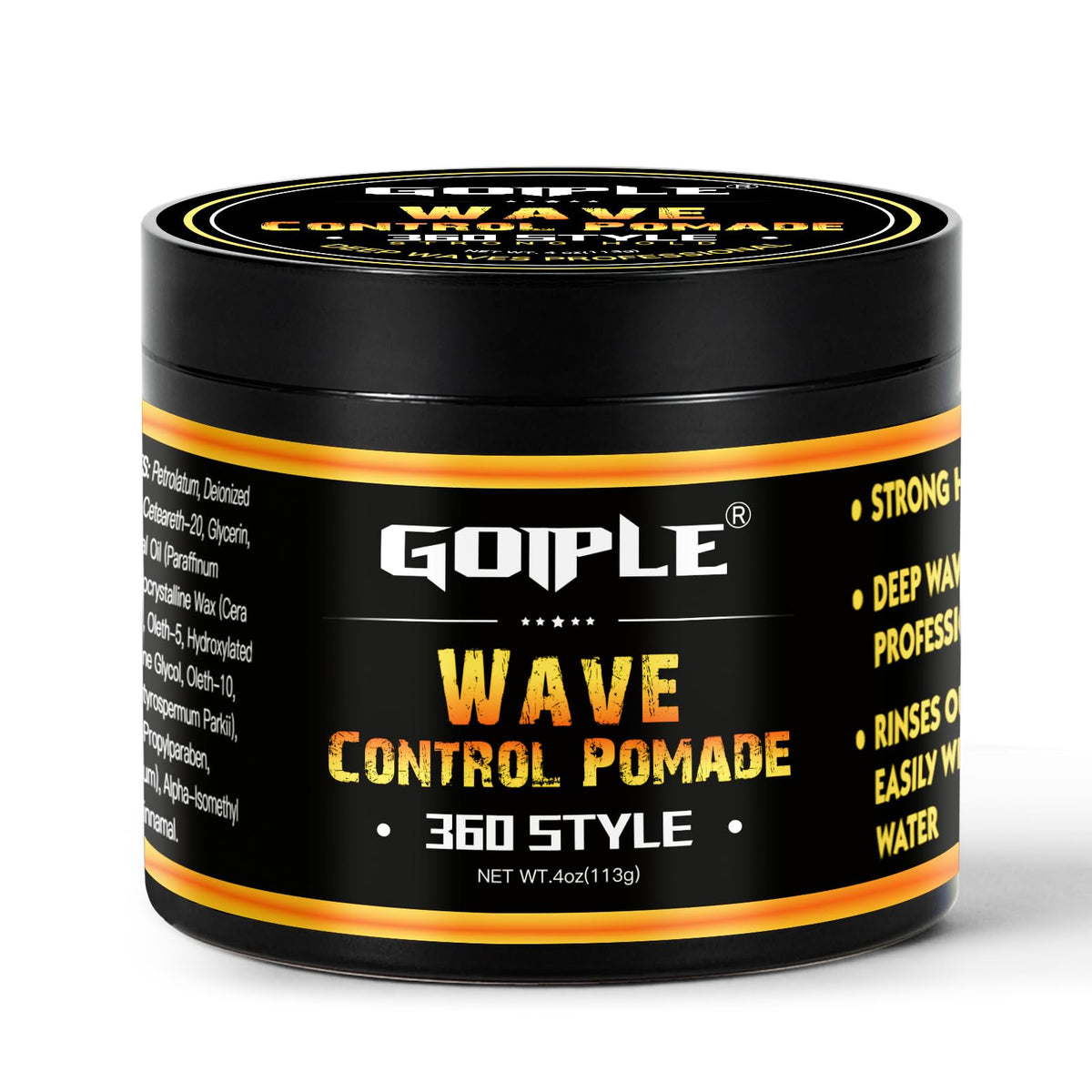 Goiple front jar 4oz showing clean packaging and easy-grip lid benefit