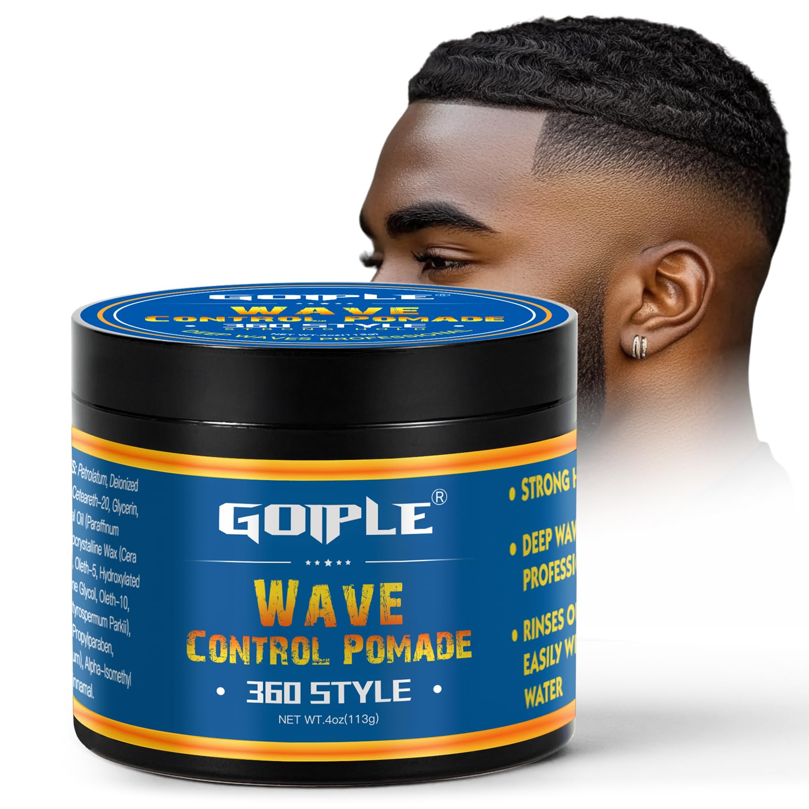 Goiple front jar 4oz showing brand and compact benefit