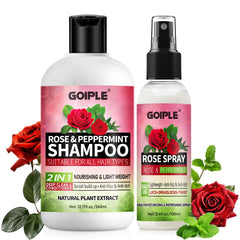 Goiple front packaging showing rose water set and benefits