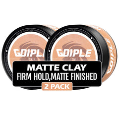 Goiple front packaging displaying matte clay and firm hold benefit