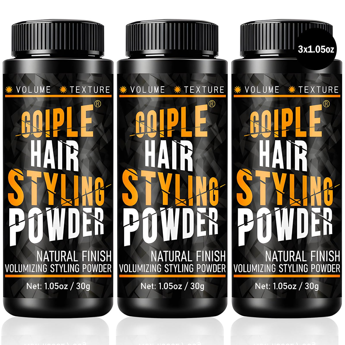 Goiple front packaging showing three compact jars and product name for convenience