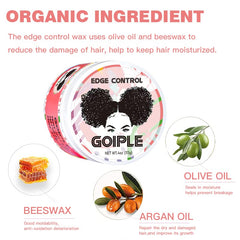 Goiple jar open showing smooth wax texture for precise styling