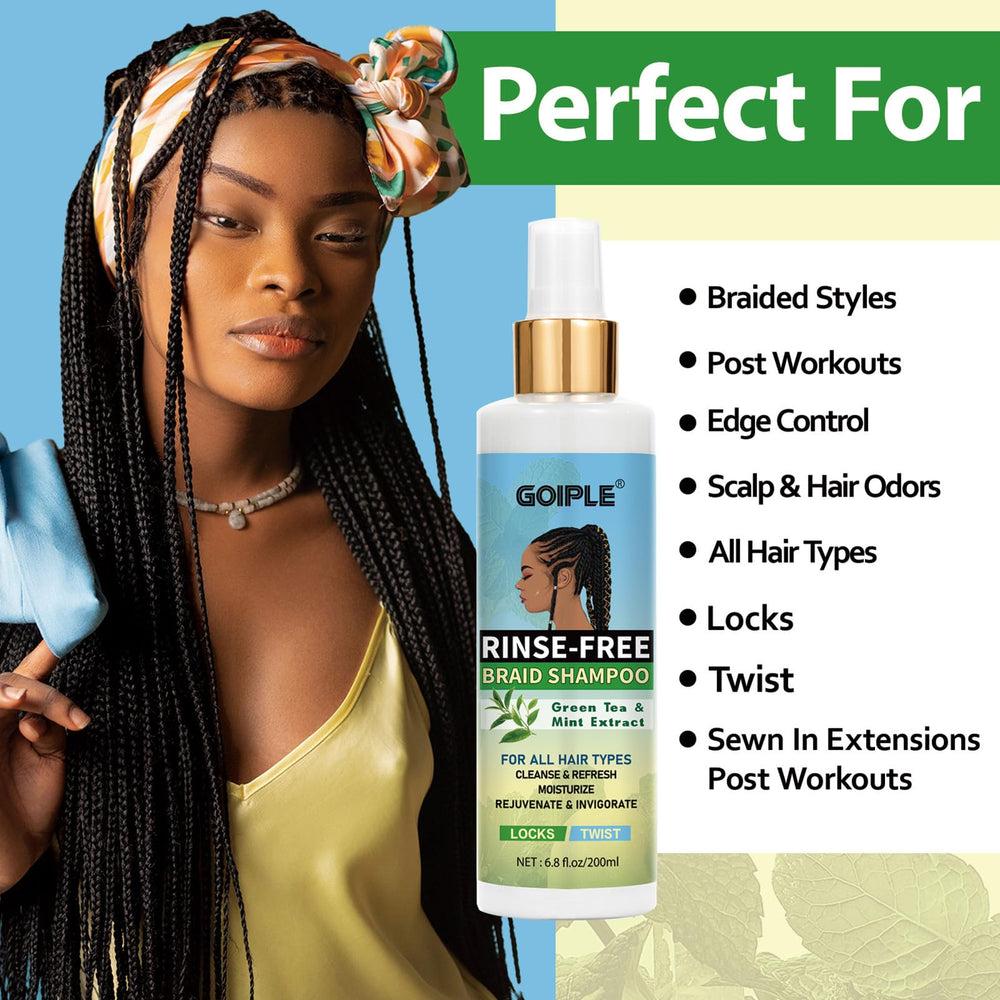 Goiple label and ingredients list showcasing gentle, chemical-free benefit