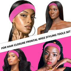 Model styling hair with Goiple in a lifestyle scene for polished everyday looks