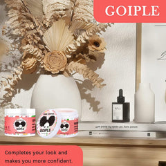 Goiple used on wig and braids in lifestyle setting showing versatile styling benefit