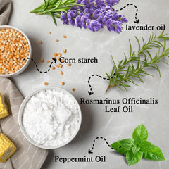 Goiple open jar showing fine powder texture for oil absorption benefit