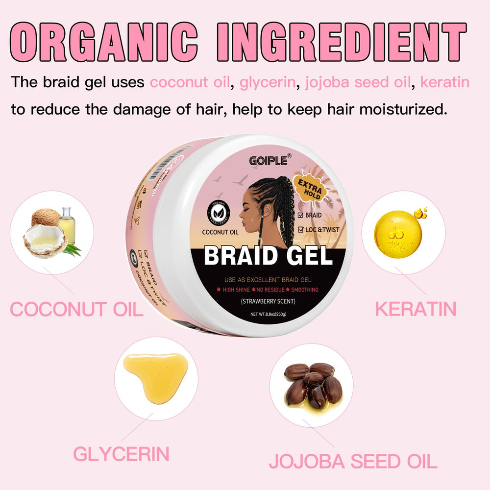 Goiple gel close-up texture showing smooth non-flaky formula benefit