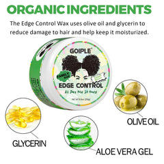 Goiple open jar texture closeup highlighting creamy wax consistency for smooth application