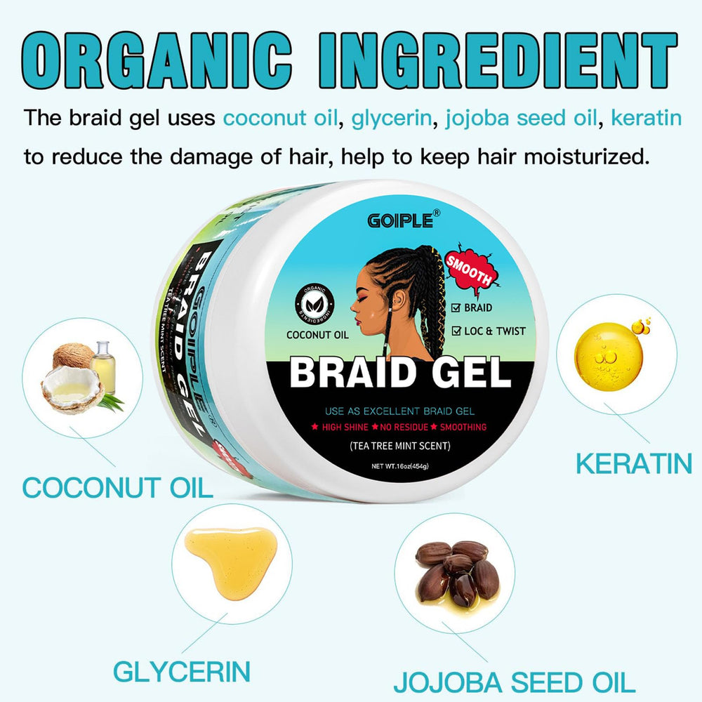 Goiple jar open showing smooth gel texture and shine