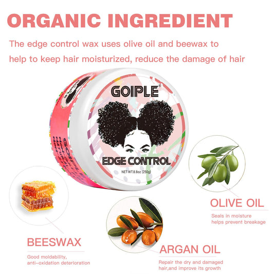 Goiple open jar close-up of smooth wax texture, highlights easy-to-spread benefit