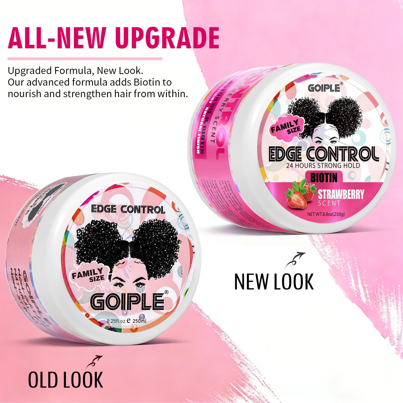 Goiple open jar texture close-up showing smooth wax for easy application benefit