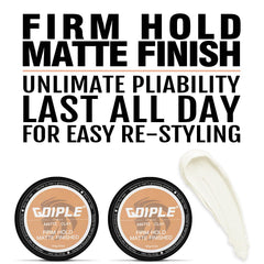 Goiple open jar showing clay texture and easy-to-scoop formula benefit