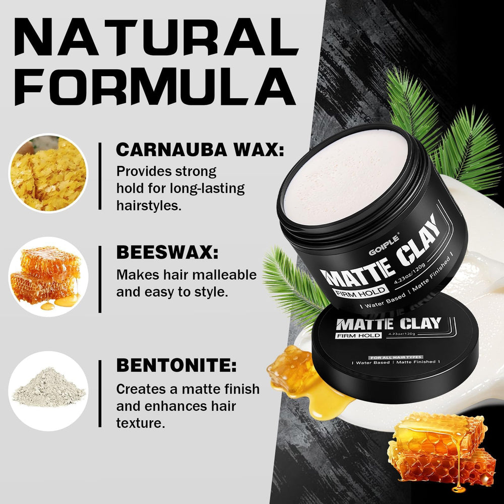 Goiple open jar revealing smooth clay texture for easy application