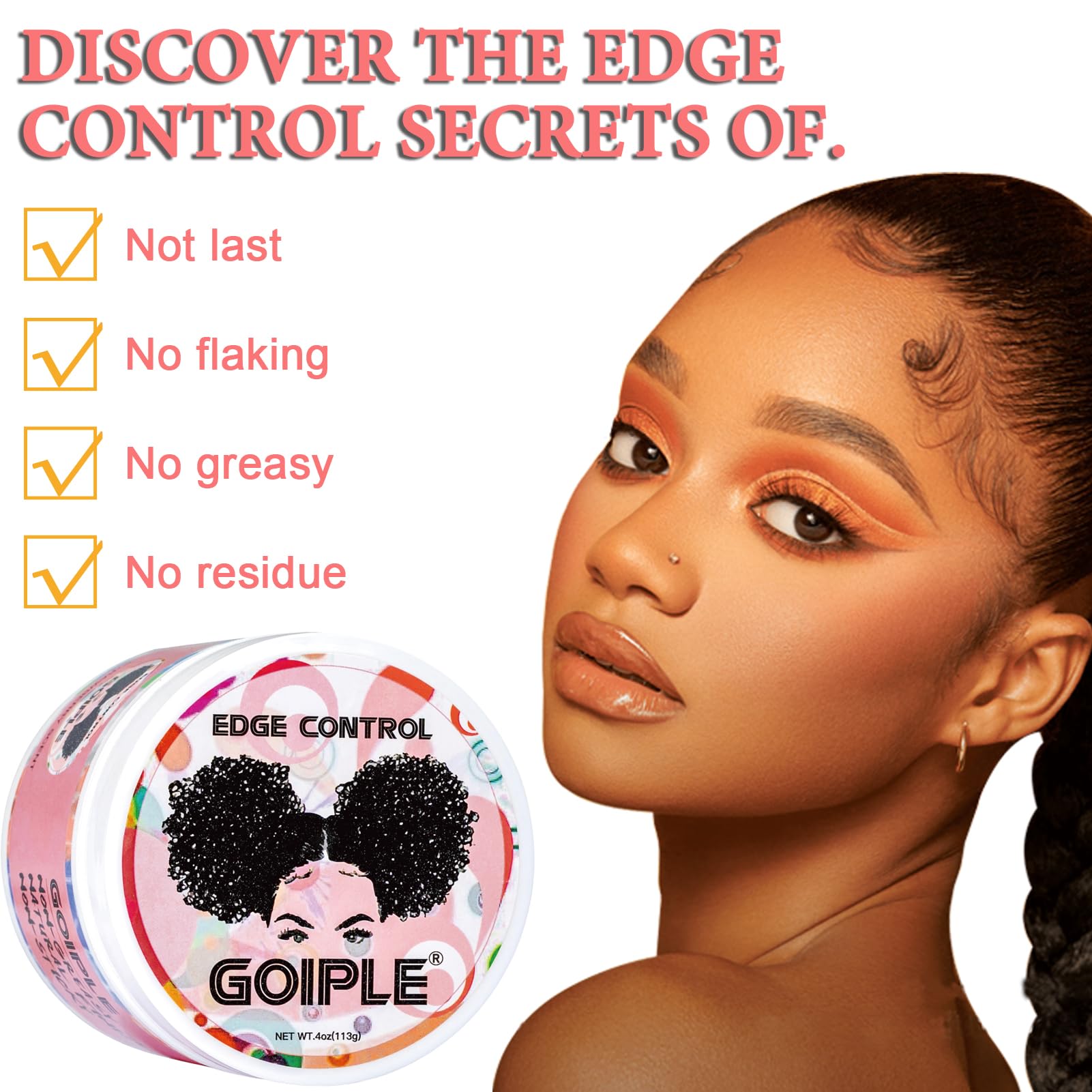 Goiple texture and wax cream closeup showing non-greasy smooth formula