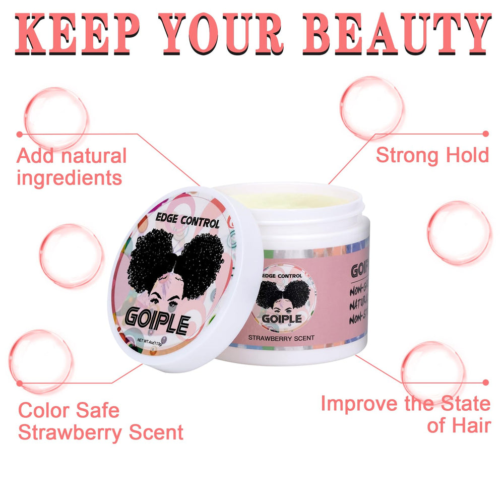 Goiple wig band and tools arranged for travel convenience and ready styling benefit