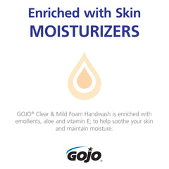 GOJO controlled collapse demo illustrating less residual waste benefit