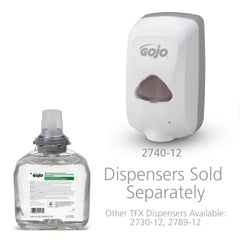 GOJO foam texture in hand demonstrating rich lather and gentle cleansing benefit