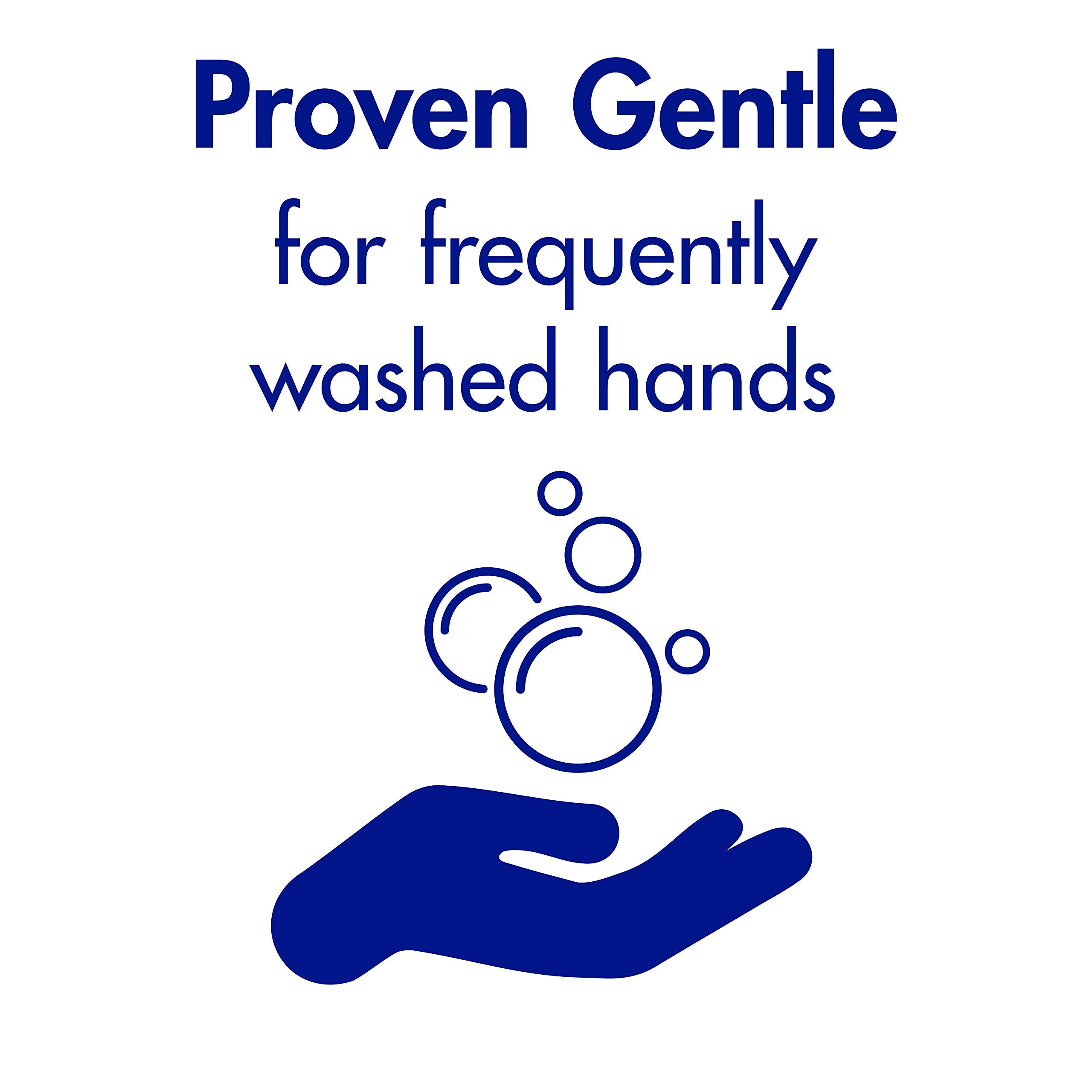 GOJO foam lather on hand demonstrating gentle moisturizing action