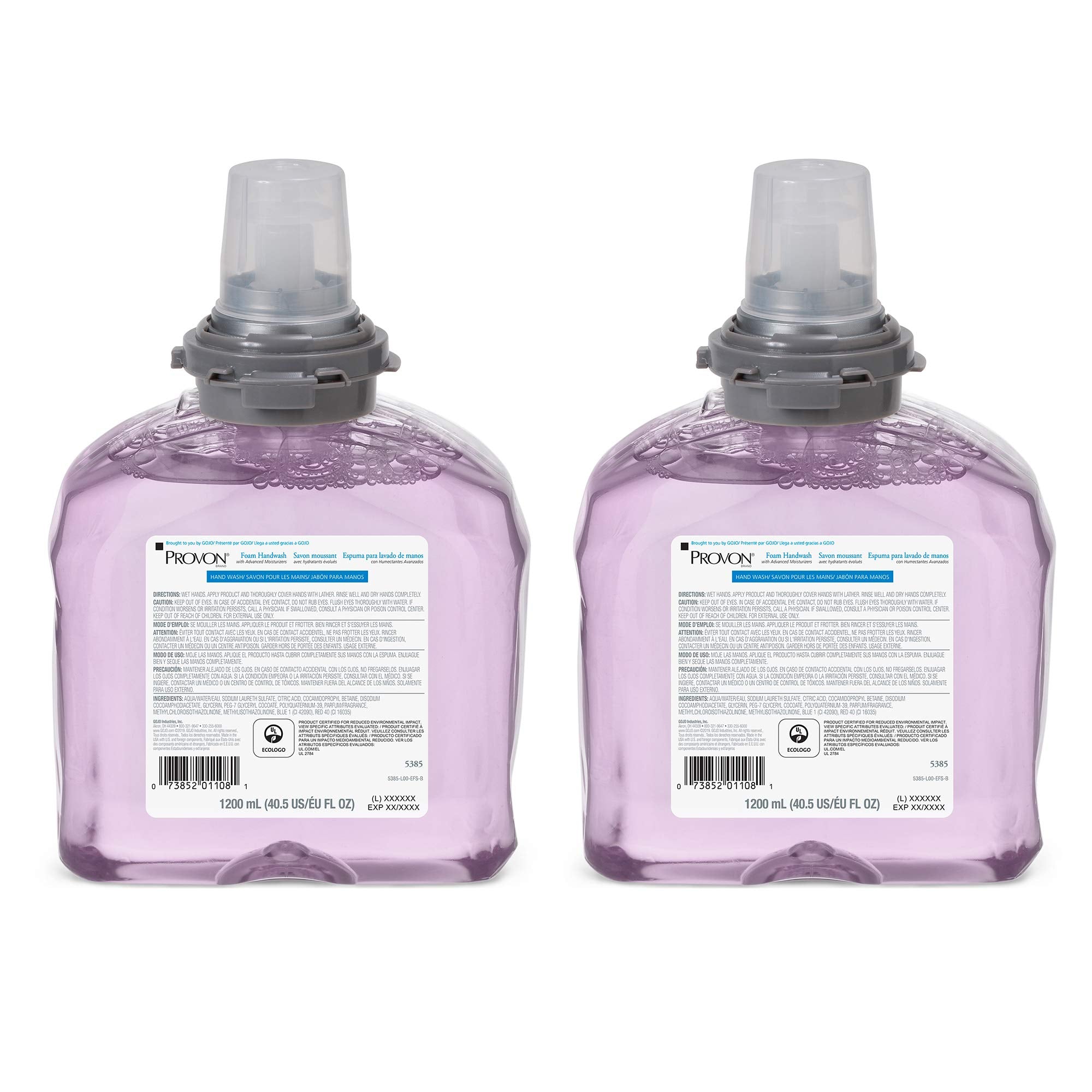 GOJO PROVON front packaging showing cranberry refill and product benefits
