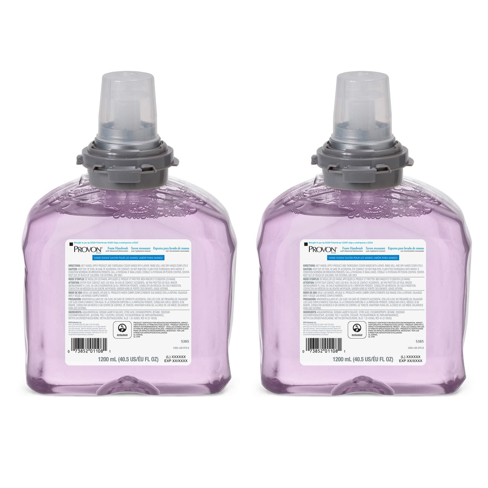 GOJO PROVON front packaging showing cranberry refill and product benefits