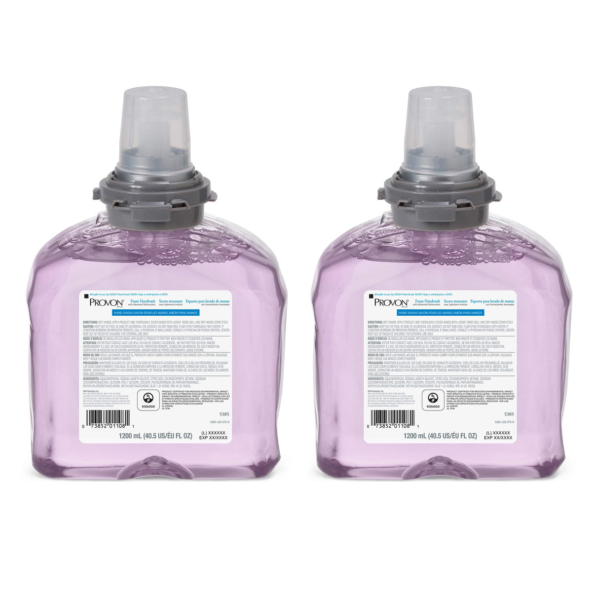 GOJO PROVON front packaging showing cranberry refill and product benefits
