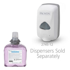 GOJO PROVON pump and valve detail for easy snap-in installation