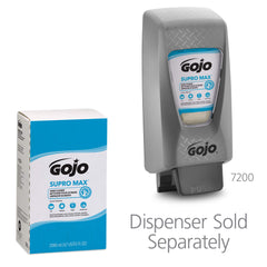 GOJO SUPRO MAX inside PRO TDX dispenser demonstrating easy refill installation