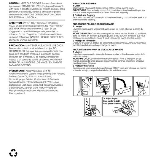 GOJO SUPRO MAX refill valve close-up illustrating sanitary sealed fresh valve