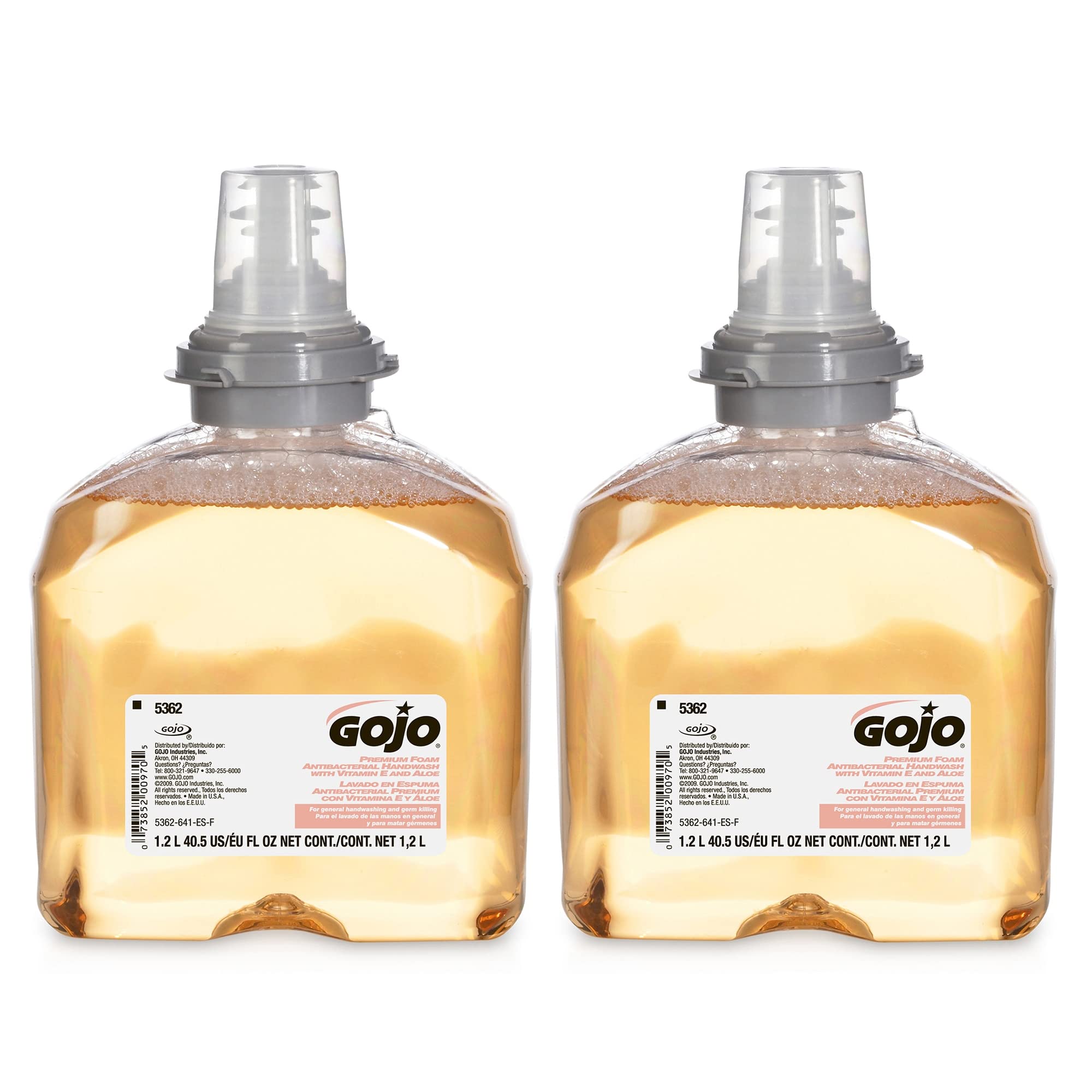 GOJO TFX front packaging showing brand and fresh fruit scent benefit