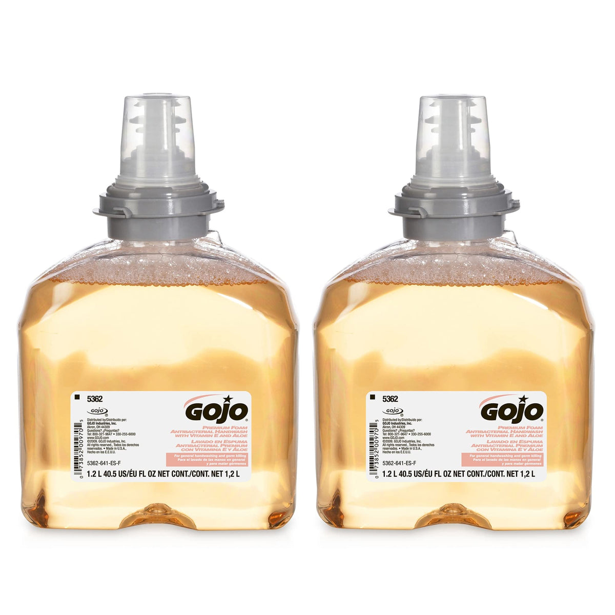 GOJO TFX front packaging showing brand and fresh fruit scent benefit